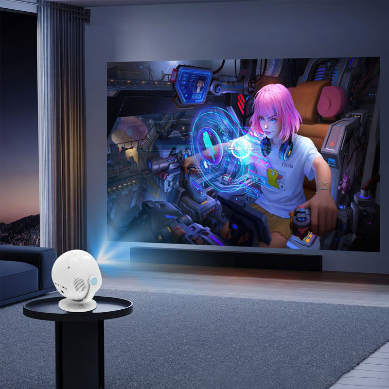 Sakerplus®Portable Smart HD Projector