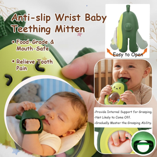 Sakerplus® Silicone Avocado Baby Teething Toy