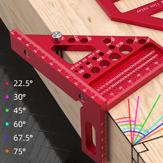 Sakerplus® 3D Multi-Purpose Carpenter's Triangle Square
