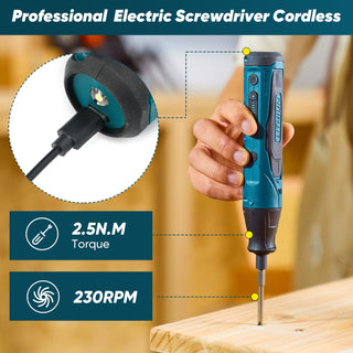 Sakerplus Cordless Multi Function Electric Screwdriver Set