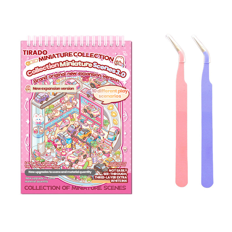 Sakerplus® 3D Isometric DIY Sticker Book