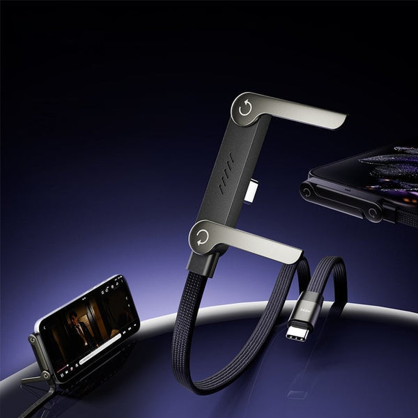 Sakerplus® 240W Ultra-Fast Charging Cable with Stand