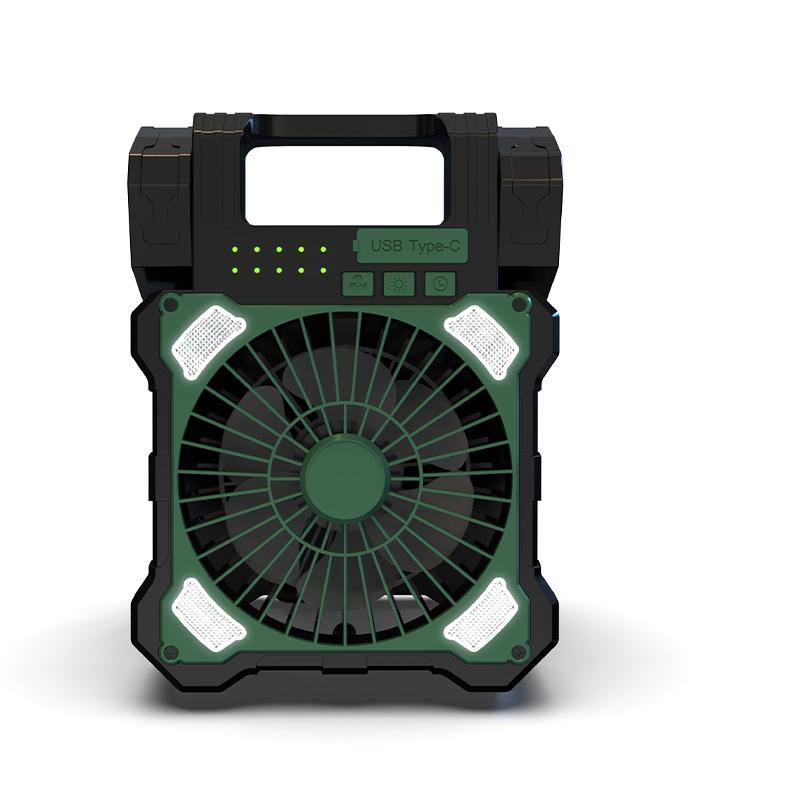 Sakerplus Solar Powered Portable Camping Fan