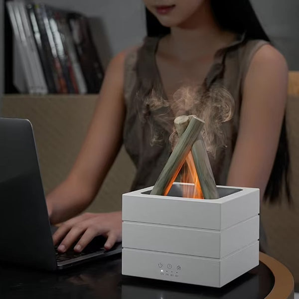 Sakerplus® Flame Effect Essential Oil Humidifier