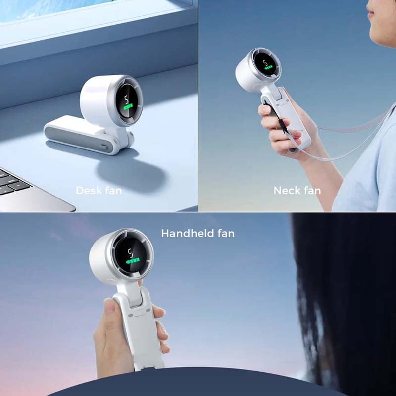 Sakerplus Hand folding high-speed turbine fan