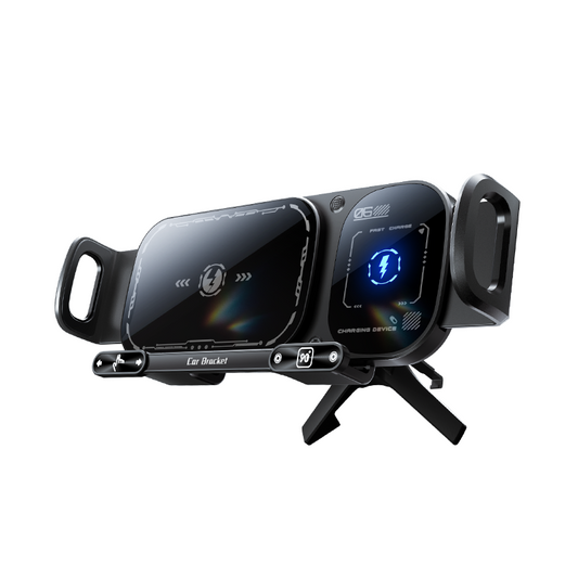Sakerplus Wireless Charging Rotating Car Mount