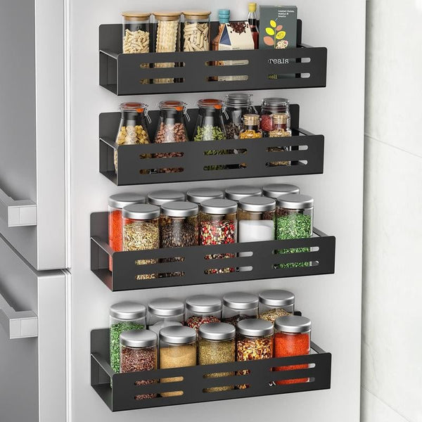 Sakerplus® Moveable Magnetic Refrigerator Storage Rack