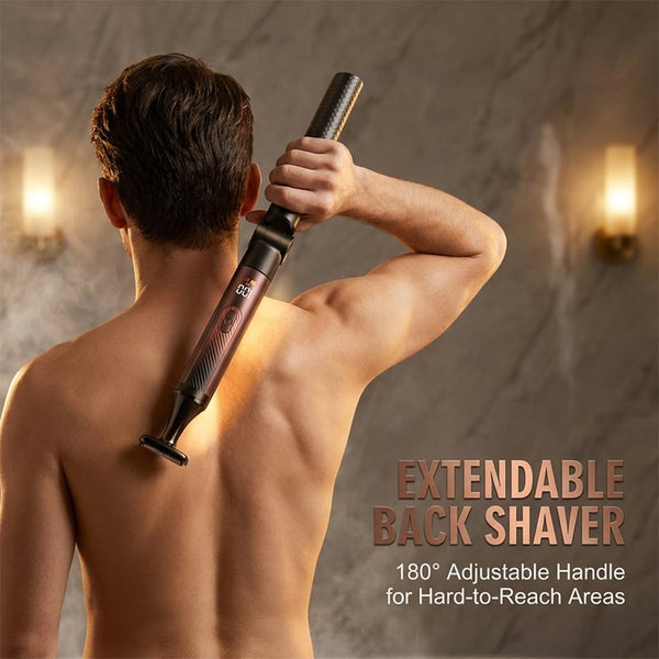 Sakerplus® Long Handle Electric Back Body Shaver