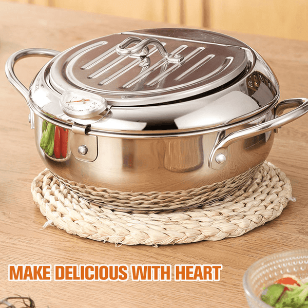 Sakerplus® Stainless Steel Tempura Deep Fryer
