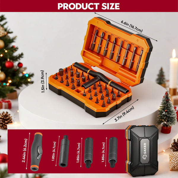 Sakerplus® 42 in 1 Magnetic Screwdriver Set-Christmas Version