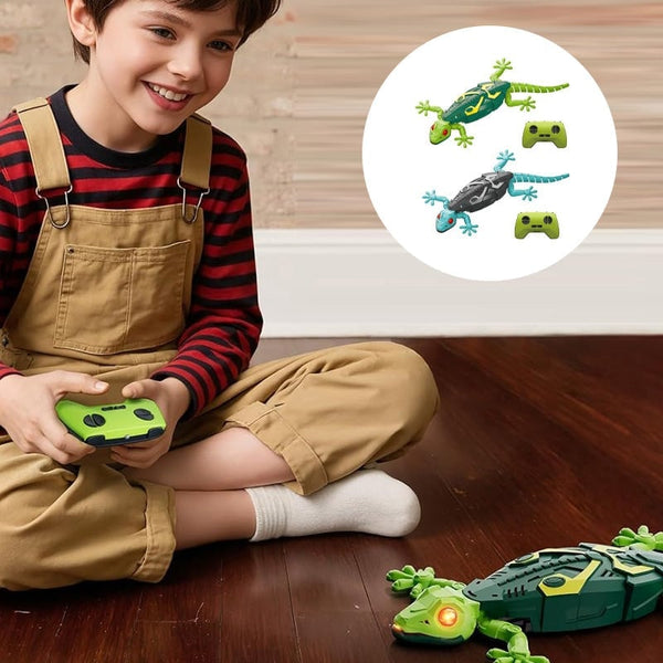 Sakerplus® Electric Lizard Toy with LED Glowing Eyes