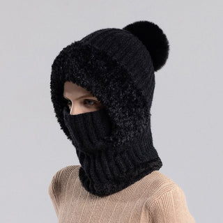 Sakerplus® Full Face Knit Hood Hat
