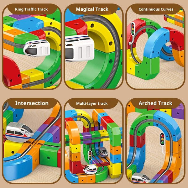 Sakerplus® 3D Stem Electric Train Set