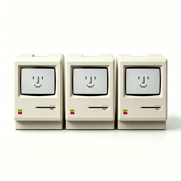 Sakerplus® Retro Computer Mini Desktop Clock