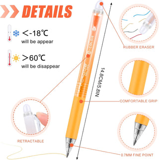 Sakerplus Erasable Multicolor Gel Pen Set