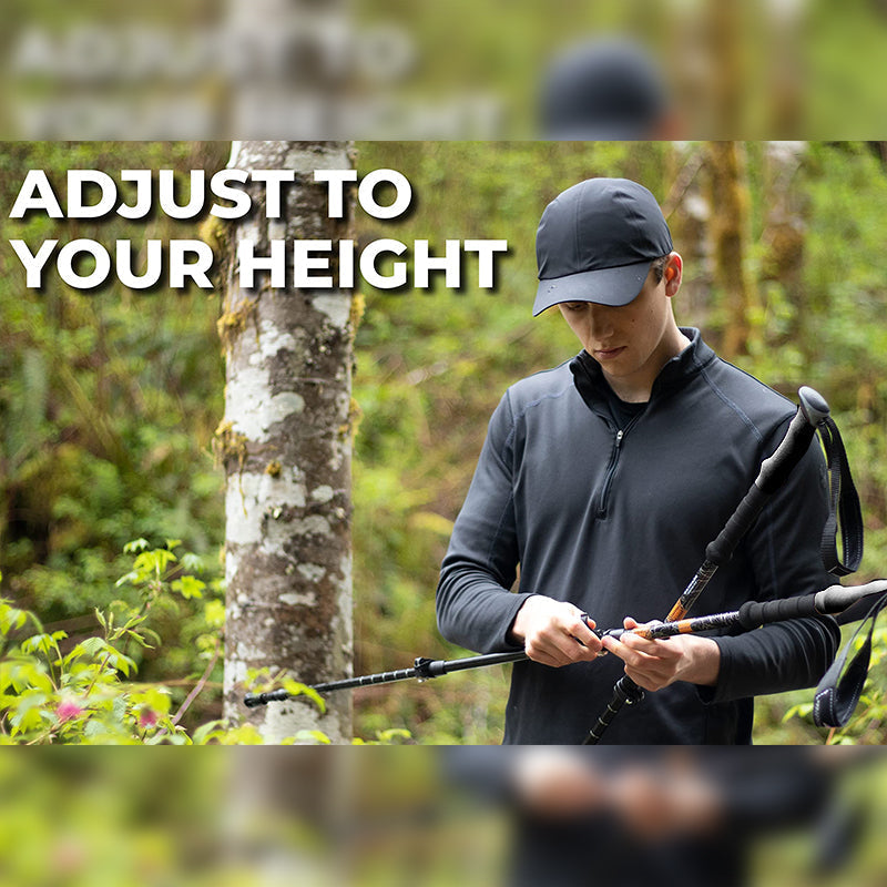 Sakerplus Ultralight Folding Aluminum Trekking Poles