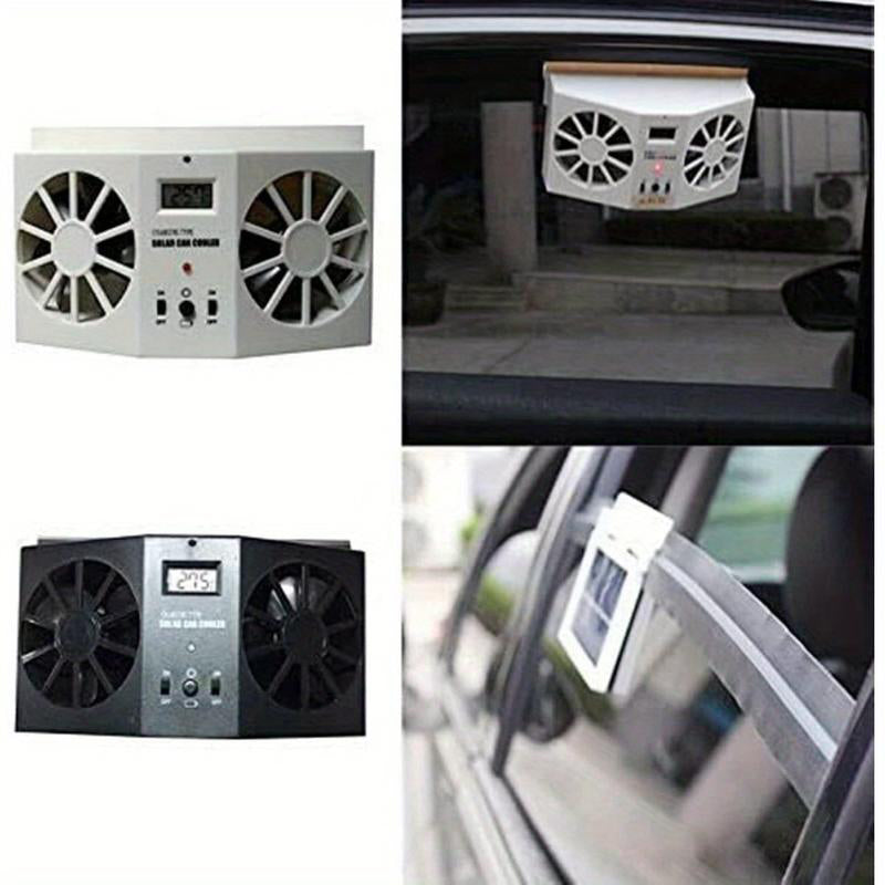 Sakerplus Car Solar Powered Window Exhaust Fan