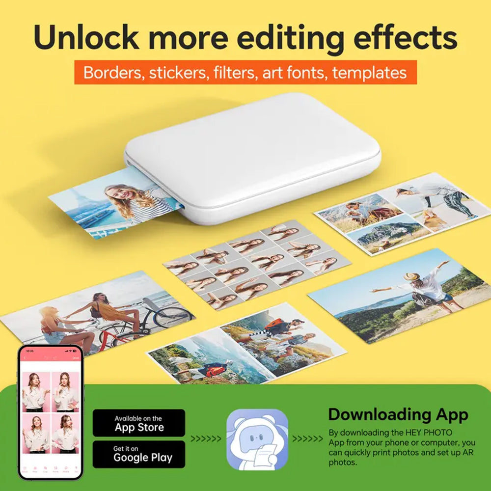 Sakerplus® Portable Wireless Mini Photo Printer