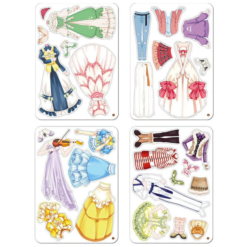 Sank Magnetic Princess Dress Up Paper Doll
