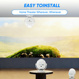 Sakerplus® 4K Mini Projector With WiFi6