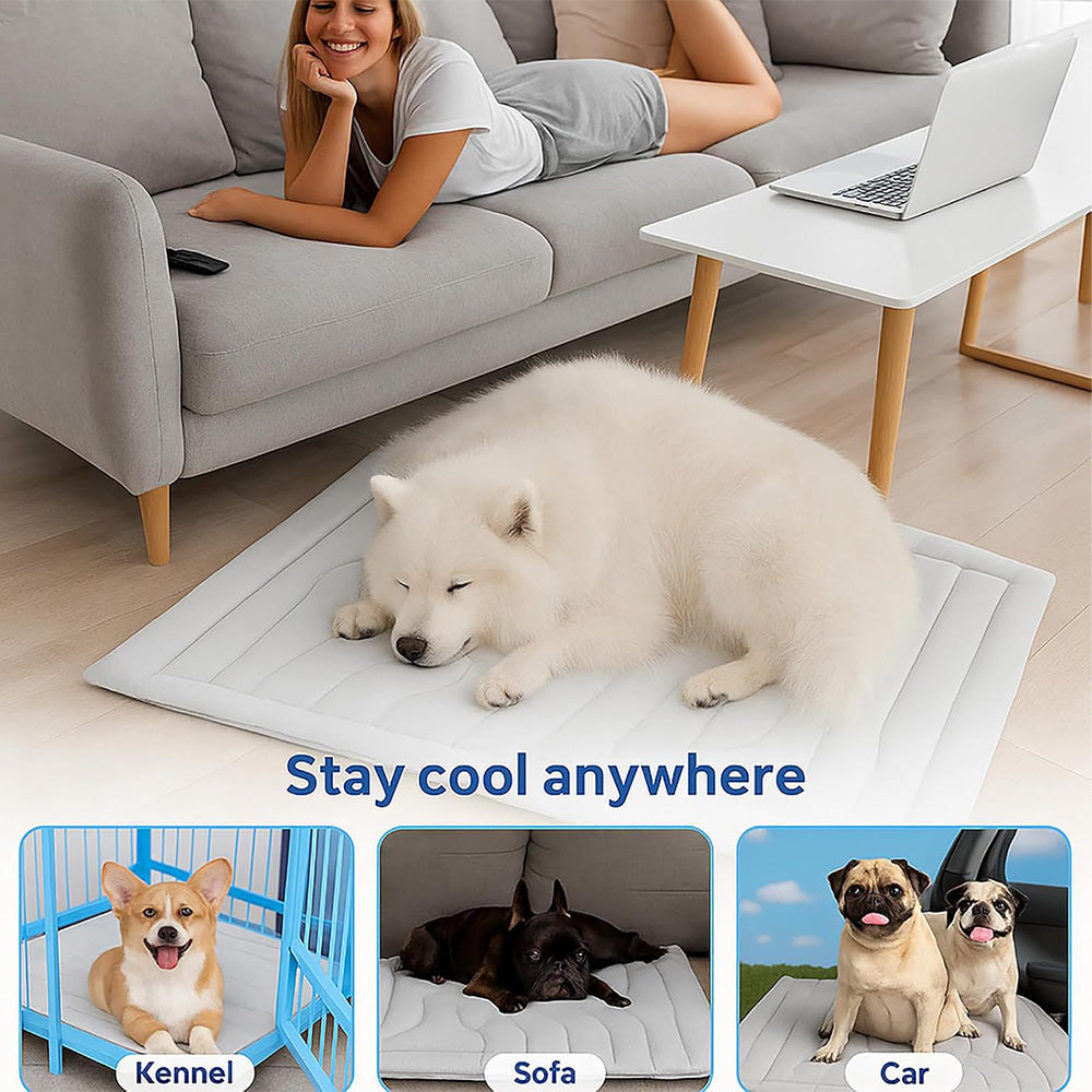 Sakerplus Reversible Cooling Mat for Pets