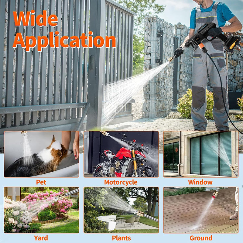 Sakerplus® Portable Cordless Pressure Washer