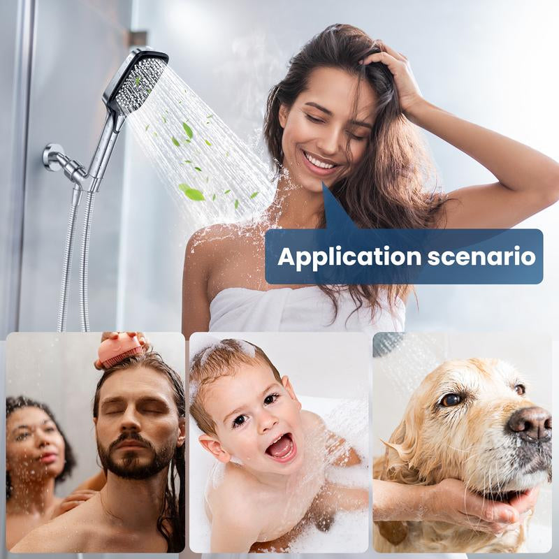 Sakerplus High Pressure 4-Mode Shower Head