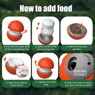 Sakerplus Electric Pet Food Leaking Ball