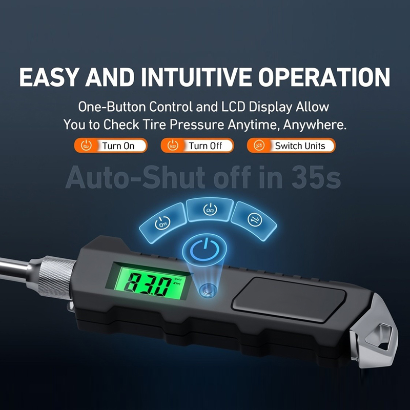 Sakerplus Heavy Duty Digital Tire Gauge