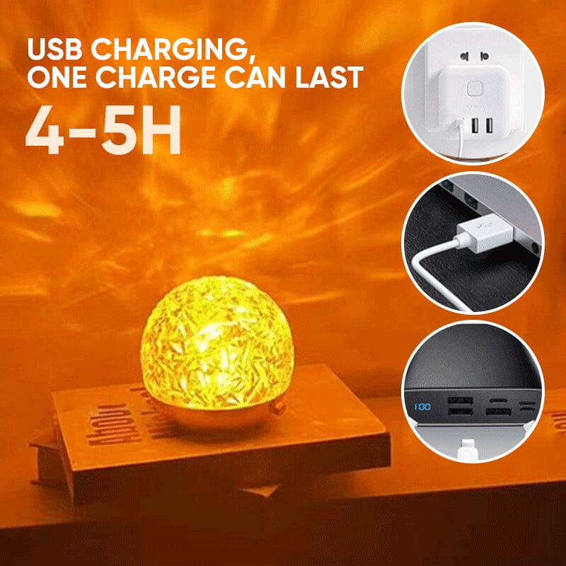 SAKER® Water Wave Dynamic Projection Atmosphere Lamp