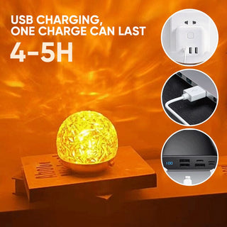 SAKER® Water Wave Dynamic Projection Atmosphere Lamp