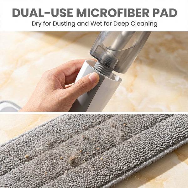 Sakerplus® Microfiber Spray Mop With Washable Pads