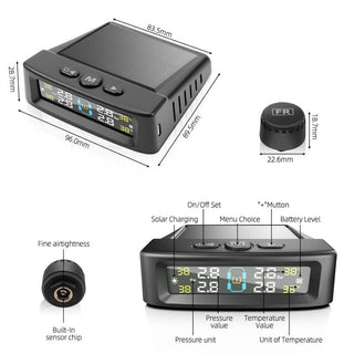 Sakerplus® Solar Trailer Tire Pressure Monitoring System