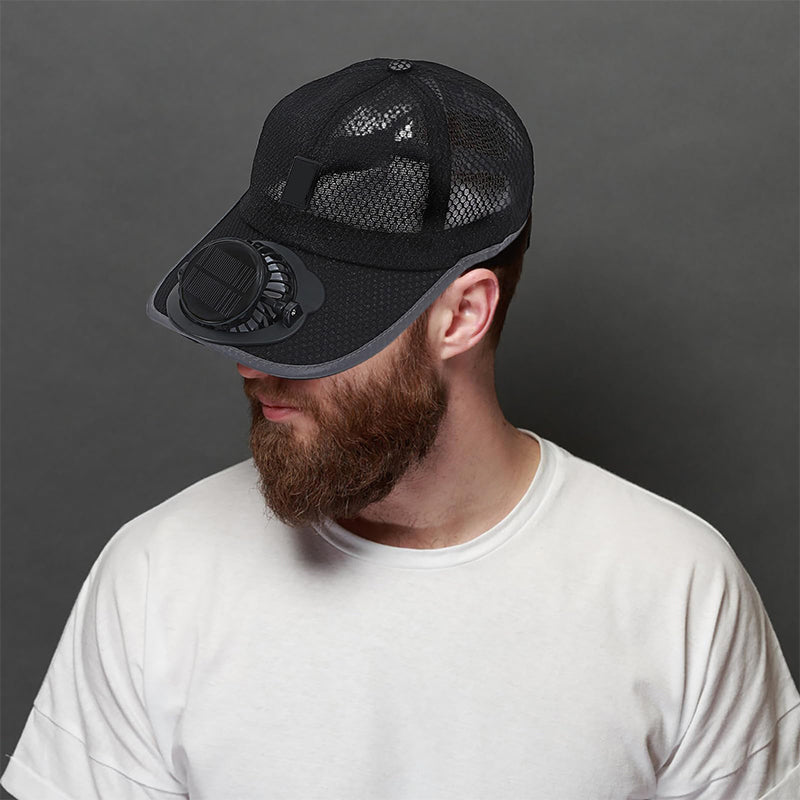 Sakerplus Solar Powered Cooling Fan Cap