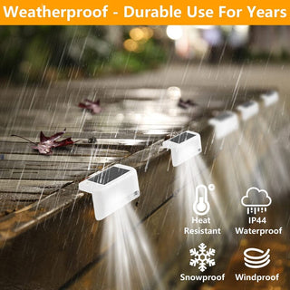 Saker Solar Deck Lights Outdoor 4 Pack