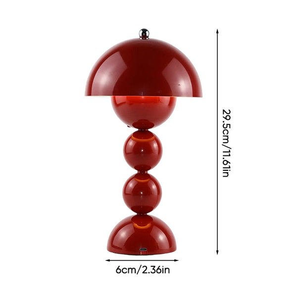 Sakerplus® Vintage Cream Triple-Globe Touch Table Lamp