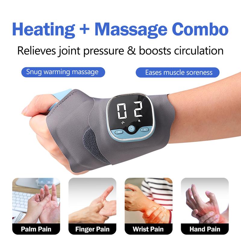 Sakerplus® Heated Wrist Wrap Massager for Carpal Tunnel