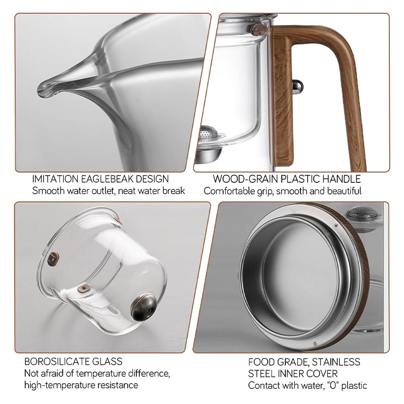 Sakerplus Enchanti Glass Tea Pot