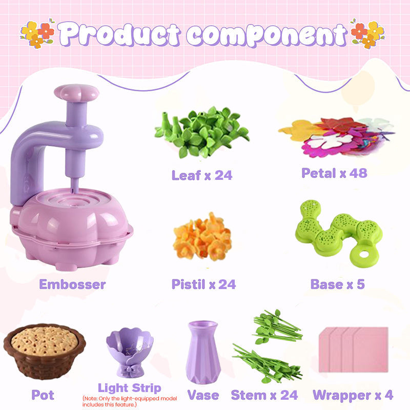 Sakerplus DIY Fabric Flower Craft Kit