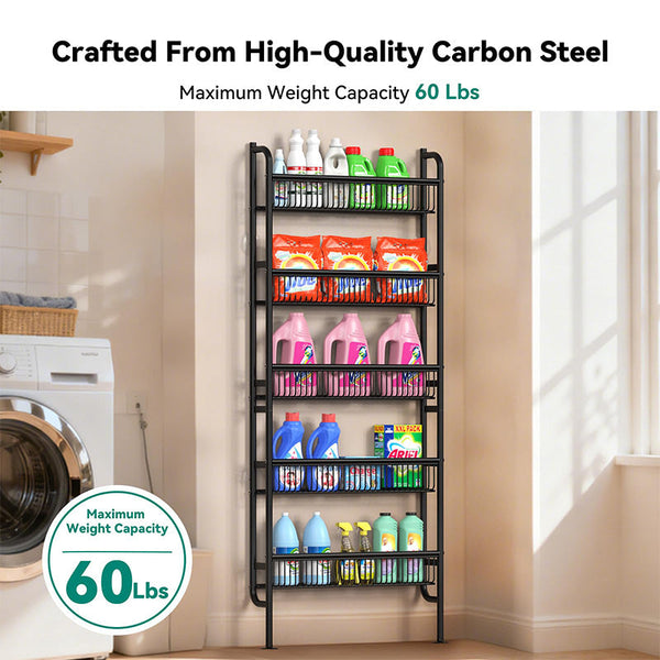 Sakerplus® Slim Behind Door Storage Rack Organizer