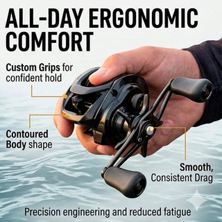 Sakerplus® Digital Braking High Speed Fishing Reel