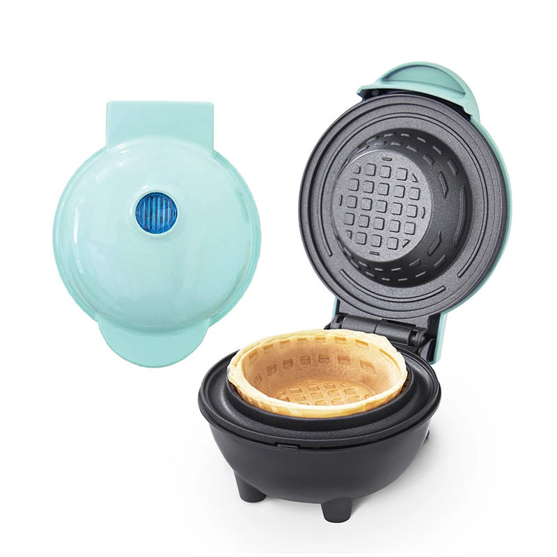 Sakerplus® Mini Waffle Bowl Maker Non-Stick Coating