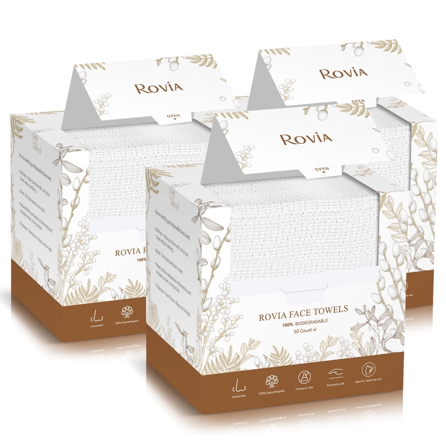 Rovia Disposable Face Towels