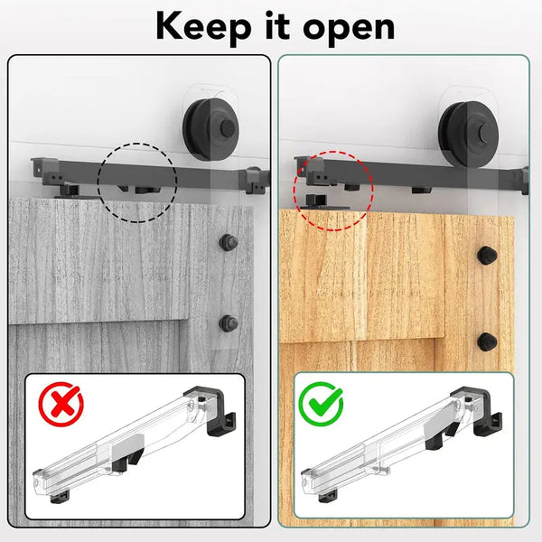 Sakerplus® Sliding Barn Door Soft Close Kit