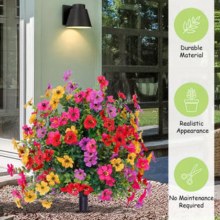 Sakerplus® Artificial Faux Flowers Garden Decoration