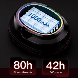 Sakerplus® Wireless Gaming Headset RGB Noise Canceling