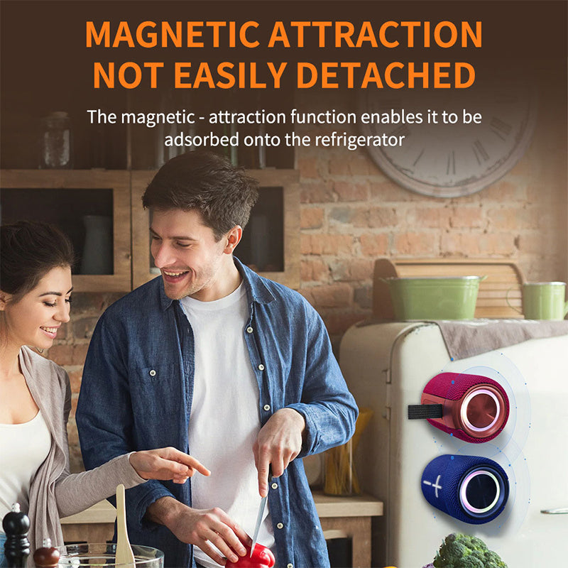 Sakerplus Magnetic Dual Splittable Bluetooth Speaker