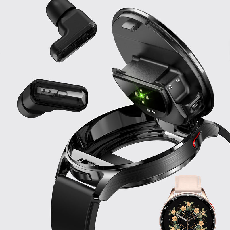 Sakerplus Smart Watch With Wireless Earbuds