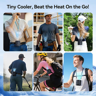 Sakerplus® Portable Ice Cooling Waist Fan
