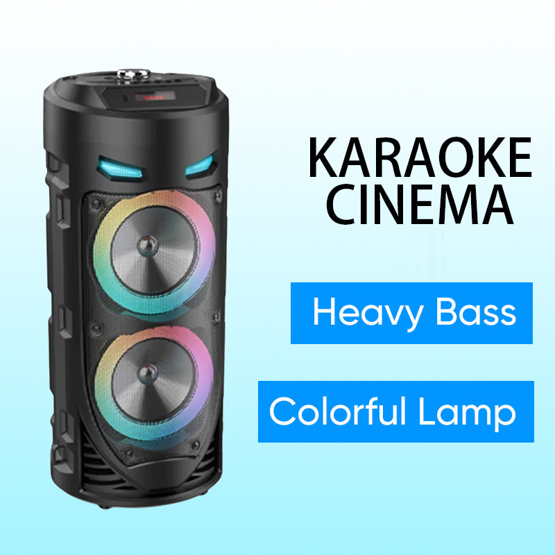 Sakerplus® Portable Bluetooth Speaker Karaoke Machine